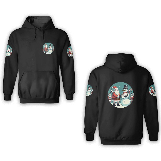 North Pole Alliance - Peace Treaty & Winter Unity 3D Hoodies