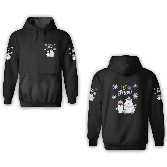 Let It Snow 3D Hoodies