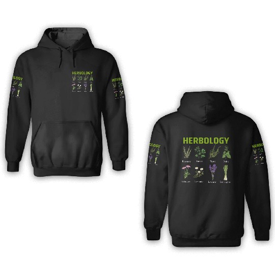 Herbology Herb Garden 3D Hoodies