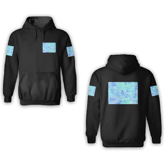 Crystal Snowflake Pattern 3D Hoodies