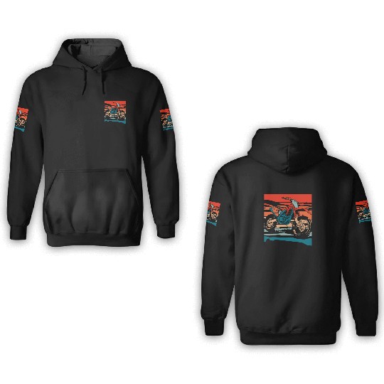 Dirt Bike Mx Motocross Supermoto 3D Hoodies