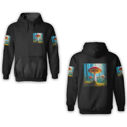 Mellow Mushroom 3D Hoodies