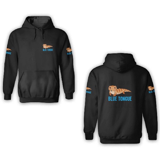 Lizard Collector Reptile Lover Blue Tongue Skink 3D Hoodies