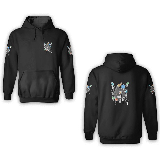 Graffiti Bomb 3D Hoodies