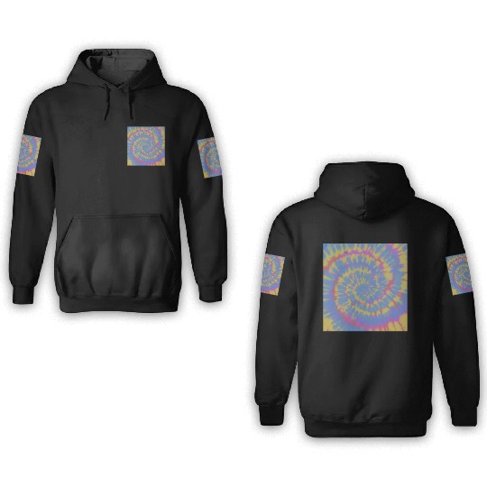 Tie dye art 3D Hoodies