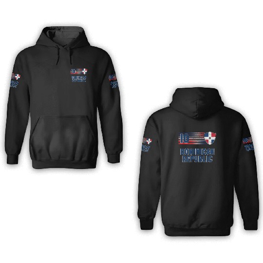 Dominican Republic 3D Hoodies