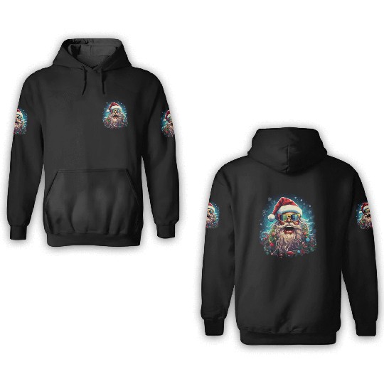 Joyful Santa's LOL Celebration 3D Hoodies