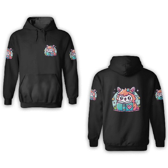 Little Cute Llama 3D Hoodies