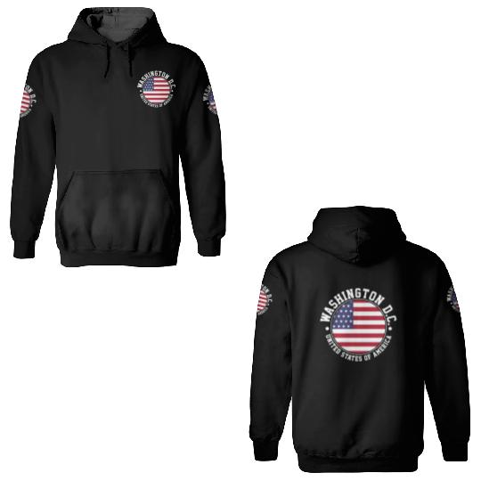 Washington Dc 3D Hoodies