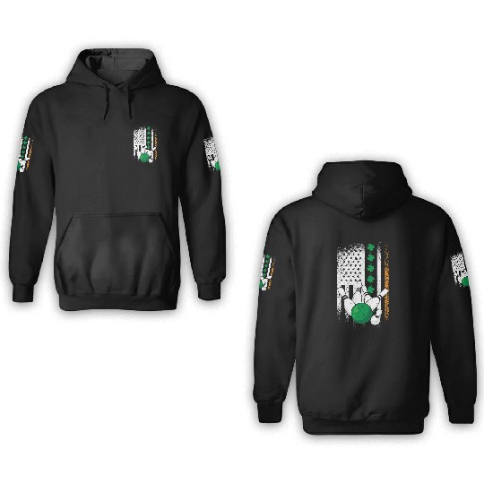 Irish Road Bowling 3D Hoodies