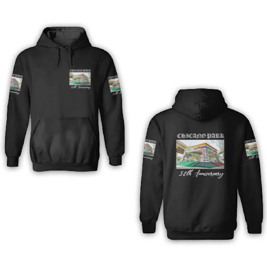 50th anniversary Chicano park 3D Hoodies