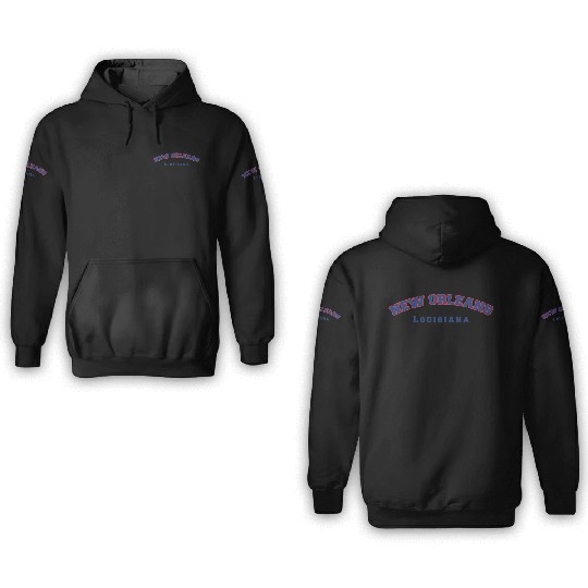 New Orleans Louisiana 3D Hoodies