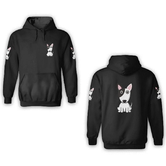 Bull terrier 3D Hoodies