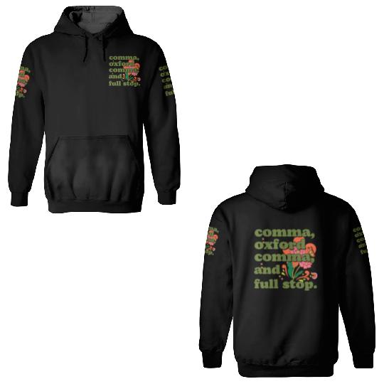 Oxford comma. For grammar students and teachers 3D Hoodies