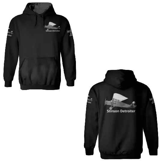 Stinson Detroiter Aircraft 3D Hoodies