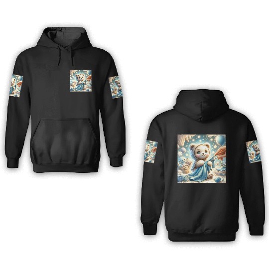 Starry Snuggles Panda 3D Hoodies