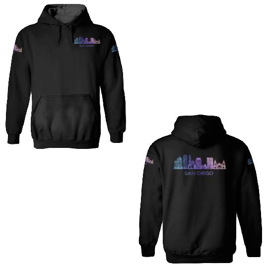 San Diego 3D Hoodies
