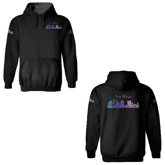 San Diego 3D Hoodies