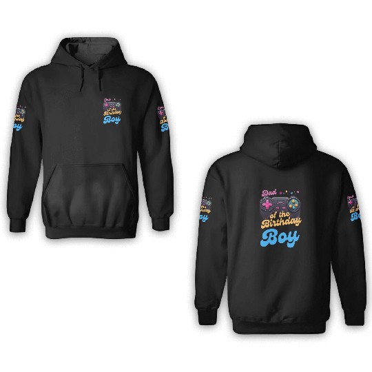 Dad of the Birthday Boy 3D Hoodies