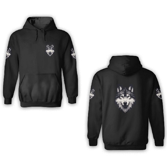 Mystic Alpha Wolf 3D Hoodies