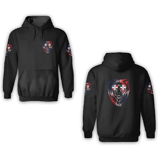 Dominican Republic 3D Hoodies