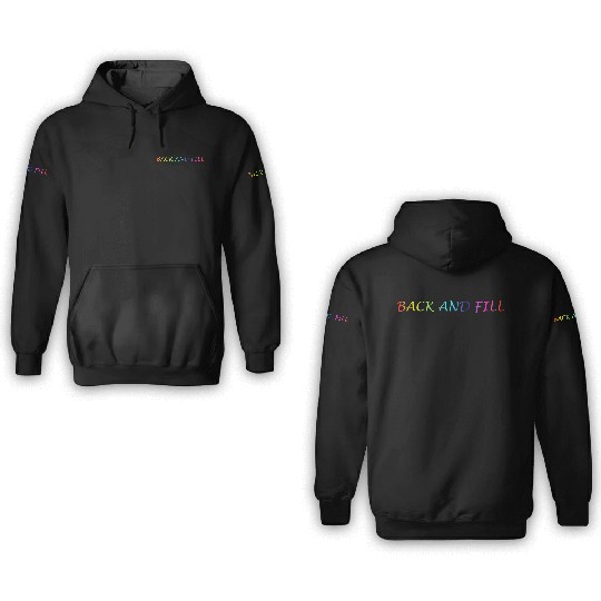 Flower Back and Fill 3D Hoodies