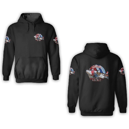 Grumman HU-16 Albatross Coast Guard Aircraft 3D Hoodies