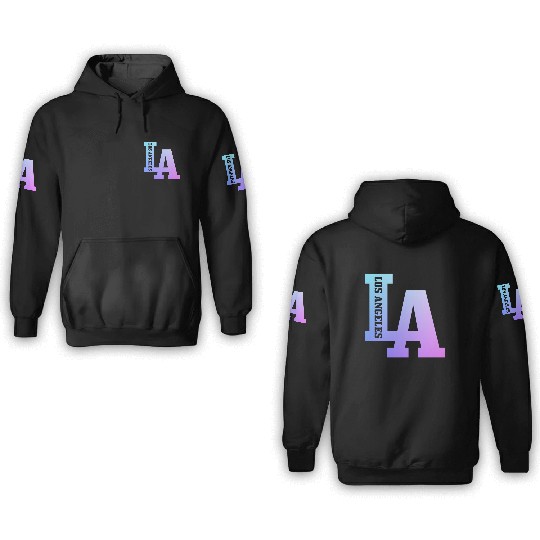Los Angeles California LA Gift 3D Hoodies