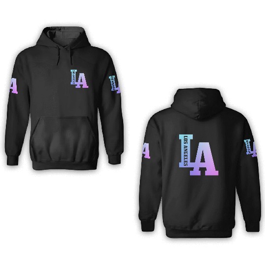 Los Angeles California LA Gift 3D Hoodies