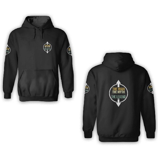 The Man The Myth The Legend 3D Hoodies