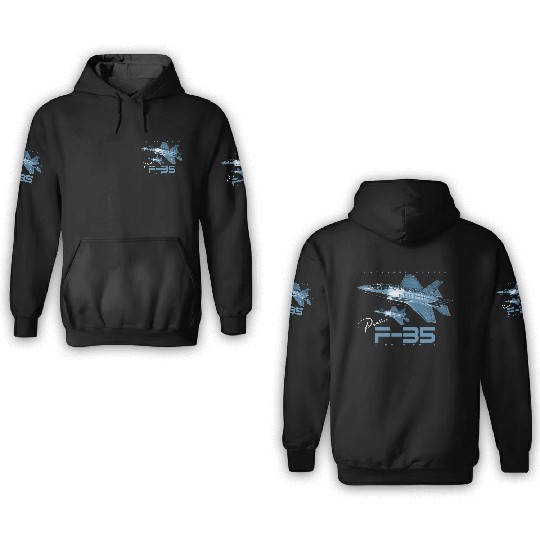 Lockheed Martin F-35 Lightning II 3D Hoodies