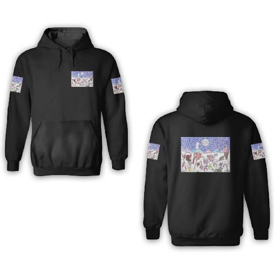 The Nutcracker Christmas Candy Land 3D Hoodies