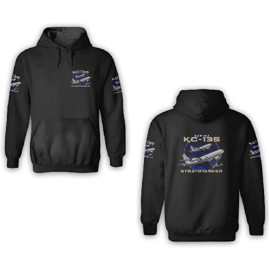 KC-135 Stratotanker Heavy Aircraft 3D Hoodies