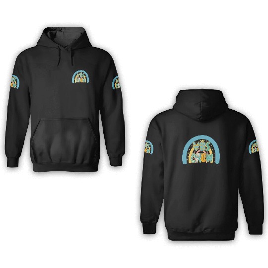 VBS Colorful Bible Vacation School Love 3D Hoodies