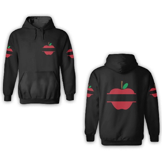 Teacher Monogram, teacher name 3D Hoodies