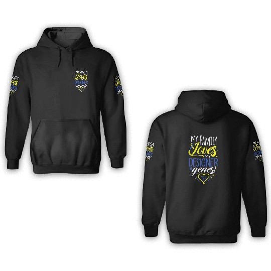 T21 Toddler Gift 3D Hoodies
