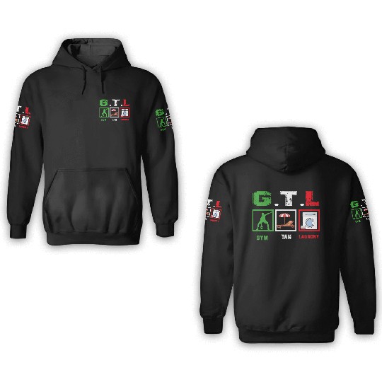 Gym Tan Laundry GTL New Italian Flag apparel 3D Hoodies