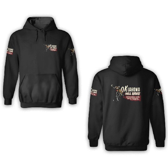 Vintage Convict Rodeo Oklahoma 3D Hoodies