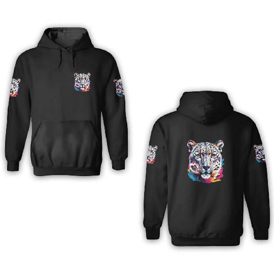 Snow leopard 3D Hoodies