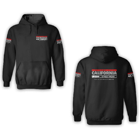 Typography 3D Hoodies