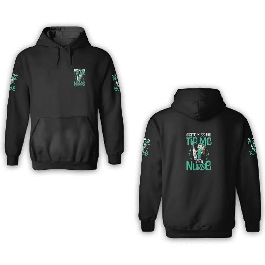 St Patricks Day Nurse Tip Me I'm Nurse 3D Hoodies