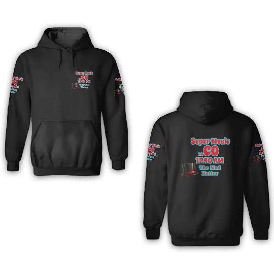 WWCO The Mad Hatter 3D Hoodies