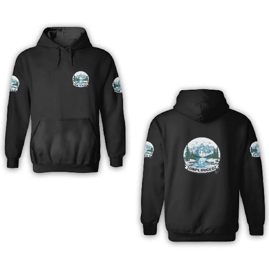 Camping Without Tech! 3D Hoodies