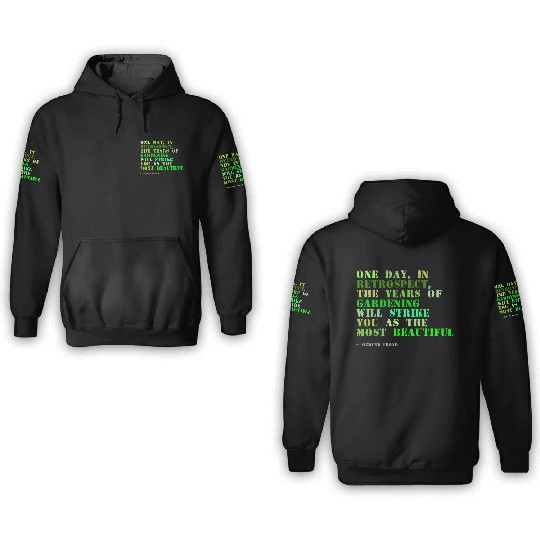 Plant sayings fake sigmund freud quote 3D Hoodies