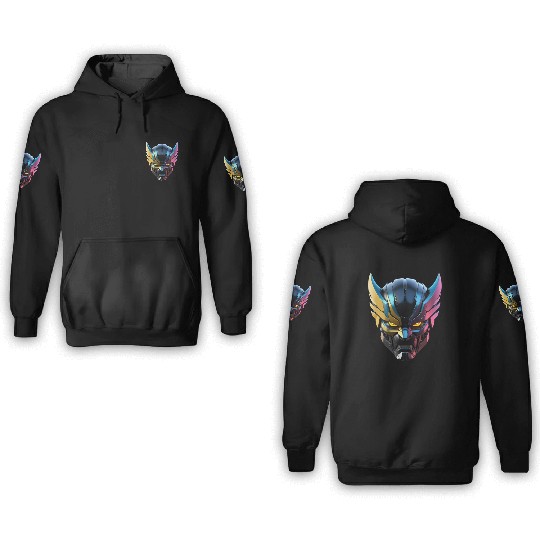 Robot Wolverines 3D Hoodies