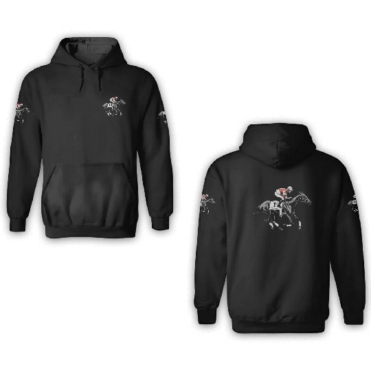 Horse Racing 3D Hoodies