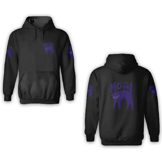 Cat Mom 3D Hoodies