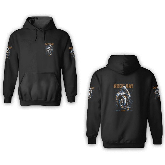 Race Day 3D Hoodies