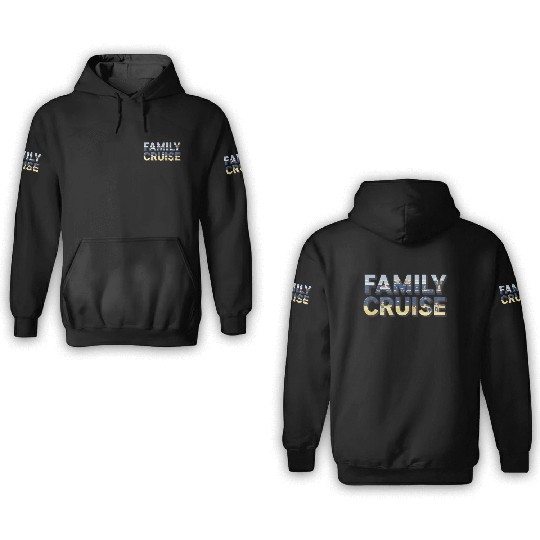 Family Cruise 3D Hoodies & Matching Vacation Apparel