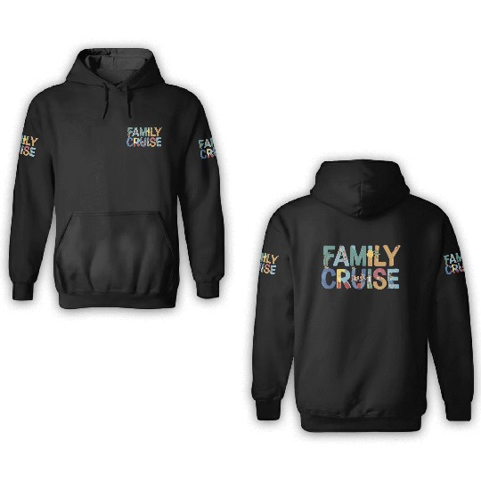 Family Cruise 3D Hoodies & Matching Vacation Apparel
